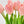 10 Stems Real Touch Tulips Stems, Artificial Flower High Quality Faux Floral, Wedding/Home Gifts Decor Floral Craft Tulip - Pink T-003