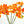 26" Orange Boat Orchid Stem Artificial Flowers, Faux Fake Floral Branches, Real Touch Orchid Realistic Home Wedding Kitchen Decor Spring