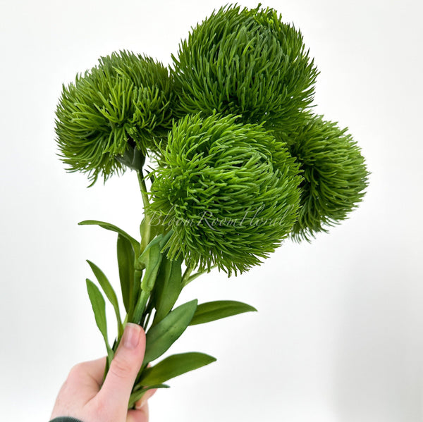 Real Touch Dark Green Dianthus | Extremely Realistic Luxury Quality Artificial Flower | Wedding/Home Decoration | Gifts | Decor | Floral