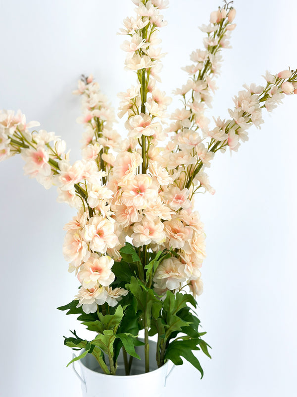 42&quot; Light Pink Delphinium/Wedding/Home Decoration | Gifts Decor Floral Silk Flower, Artificial Spray for Home Office, Long Realistic Bouquet
