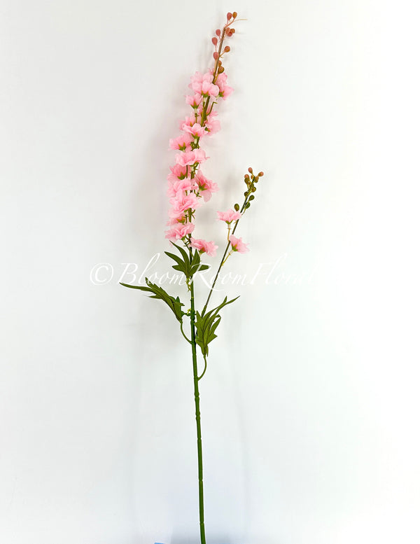 31&quot; Pink Delphinium/Wedding/Home Decoration | Gifts Decor Floral Silk Flower, Artificial Spray for Home Office, Long Realistic Stem