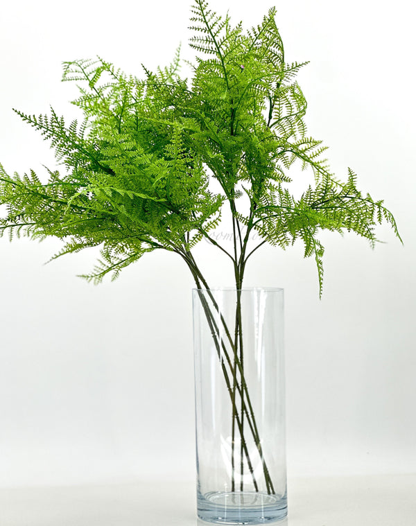 Light Green Fern Stem, Artificial Flower Realistic Quality Faux Floral Craft Kitchen Wedding Home Decoration Gifts Decor Floral G-008