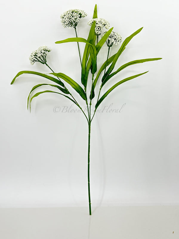 25&quot; Queen Anne&#39;s Lace Stem Artificial Realistic Faux Artificial Kitchen Wedding Flower Home Decoration Gift Decor Floral Bouquet White G-005