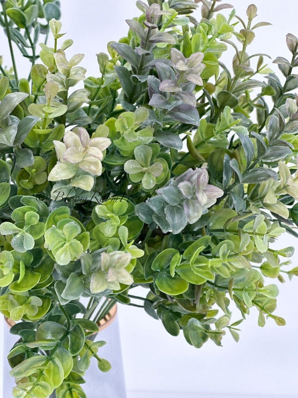 Eucalyptus Bush Green, Artificial Flower Realistic Quality Artificial Floral Craft Kitchen Wedding Home Decoration Gifts Decor Floral Plant