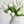 10 White Real Touch Tulips Artificial Flower, Realistic Luxury Quality Artificial Kitchen/Wedding/Home Gifts Decor Floral Craft Floral