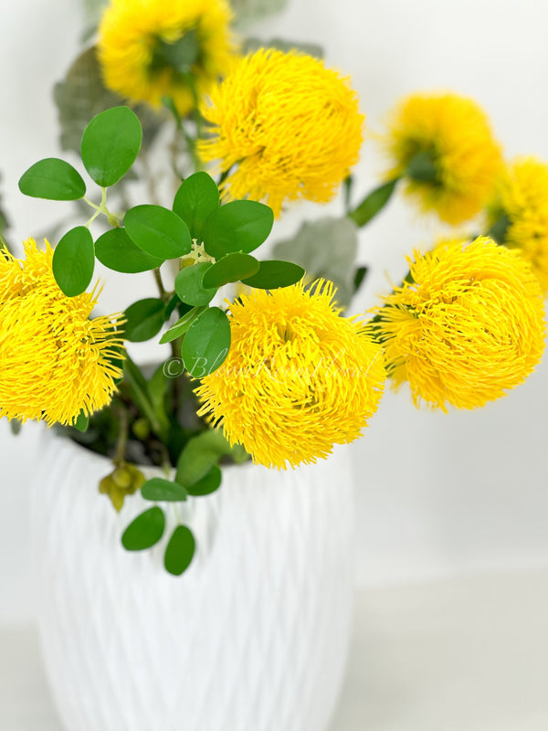 Real Touch Yellow Dianthus | Extremely Realistic Luxury Quality Artificial Flower | Wedding/Home Decoration | Gifts | Decor | Floral