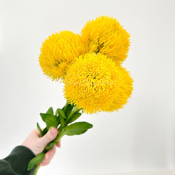 Real Touch Yellow Dianthus | Extremely Realistic Luxury Quality Artificial Flower | Wedding/Home Decoration | Gifts | Decor | Floral