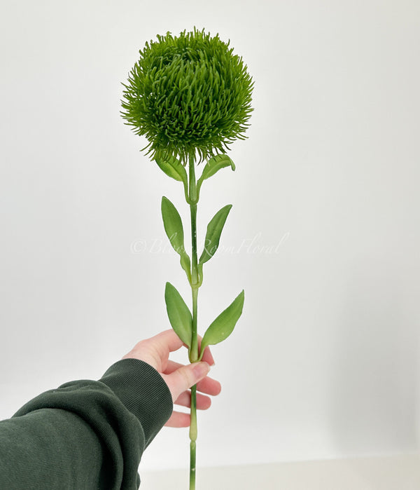 Real Touch Dark Green Dianthus | Extremely Realistic Luxury Quality Artificial Flower | Wedding/Home Decoration | Gifts | Decor | Floral