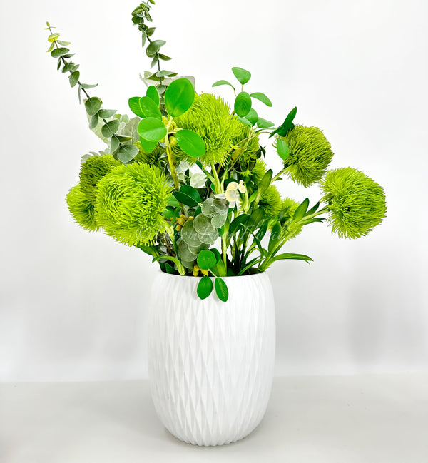 Real Touch Light Green Dianthus | Extremely Realistic Luxury Quality Artificial Flower | Wedding/Home Decoration | Gifts | Decor | Floral