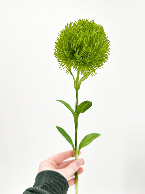 Real Touch Light Green Dianthus | Extremely Realistic Luxury Quality Artificial Flower | Wedding/Home Decoration | Gifts | Decor | Floral