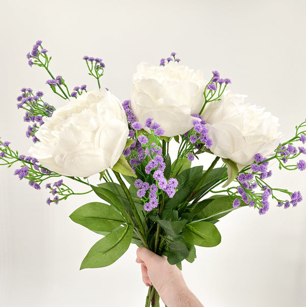 23&quot; Dark Purple Baby&#39;s Breath, Artificial Flower Realistic Quality Artificial Floral Kitchen Wedding Home Decoration Decor Floral Filler