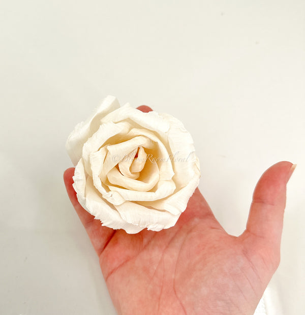 Wooden Rose  Flowers - Set of 5 | Wood Flowers | Natural Wood Flowers | Wood Flowers | Craft Flowers | Wedding Decor | Gifts | Faux Flower