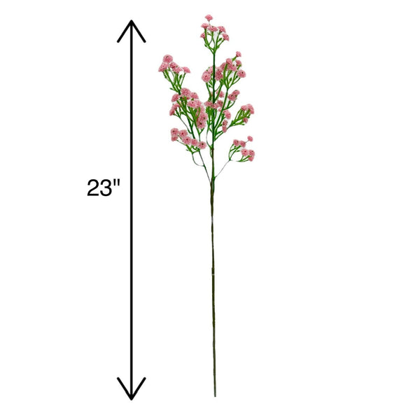 23&quot; Pink Baby&#39;s Breath, Artificial Flower Realistic Quality Artificial Floral Craft Kitchen Wedding Home Decoration Gifts Decor Floral Plant
