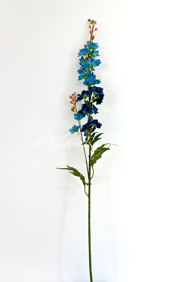 31&quot; Blue Delphinium/Wedding/Home Decoration | Gifts Decor Floral Silk Flower, Artificial Spray for Home Office, Long Realistic Stem