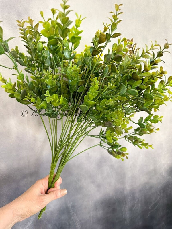 Eucalyptus Bush Green, Artificial Flower Realistic Quality Artificial Floral Craft Kitchen Wedding Home Decoration Gifts Decor Floral Plant