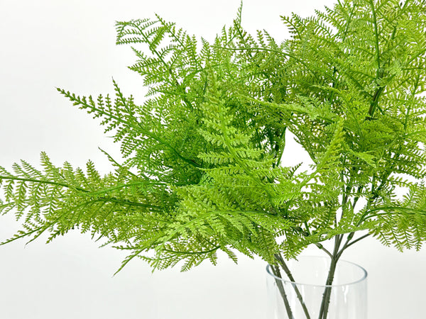 Light Green Fern Stem, Artificial Flower Realistic Quality Faux Floral Craft Kitchen Wedding Home Decoration Gifts Decor Floral G-008